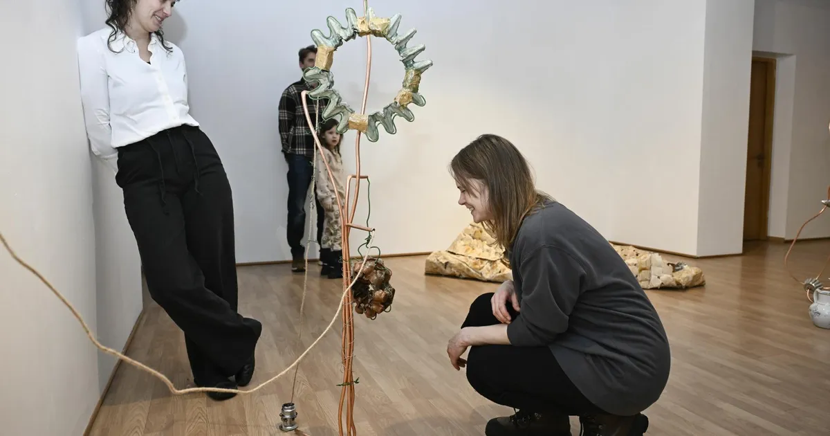 Galerii ⟩ Kunstnike majas näeb mullu noore skulptori preemia pälvinud Sandra Ernitsa installatsiooni