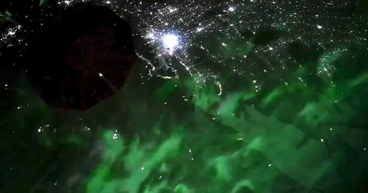Astronaut sai videosse pöörased rohelised virmalised, mida nägi kosmosejaama aknast