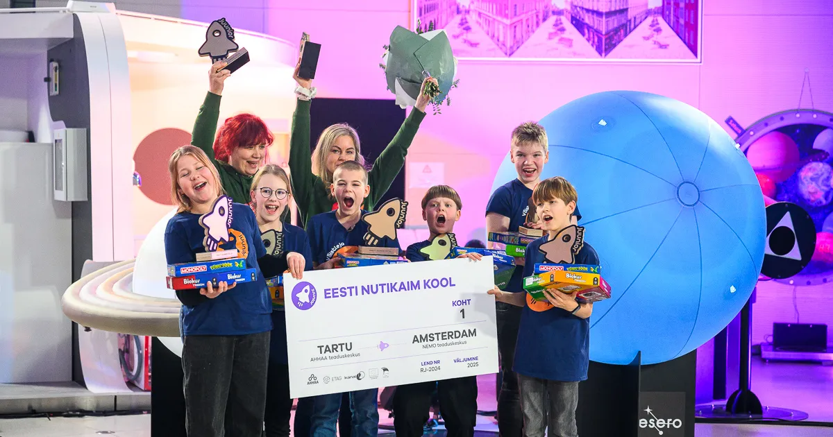«Rakett juunior​» ⟩ «Loomulikult, loorberitele me nüüd puhkama ei jää.» Selgunud on Eesti kõige nutikam kool