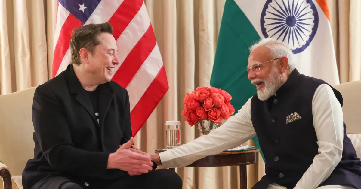Modi ja Musk pidasid Valges Majas kummalise kohtumise