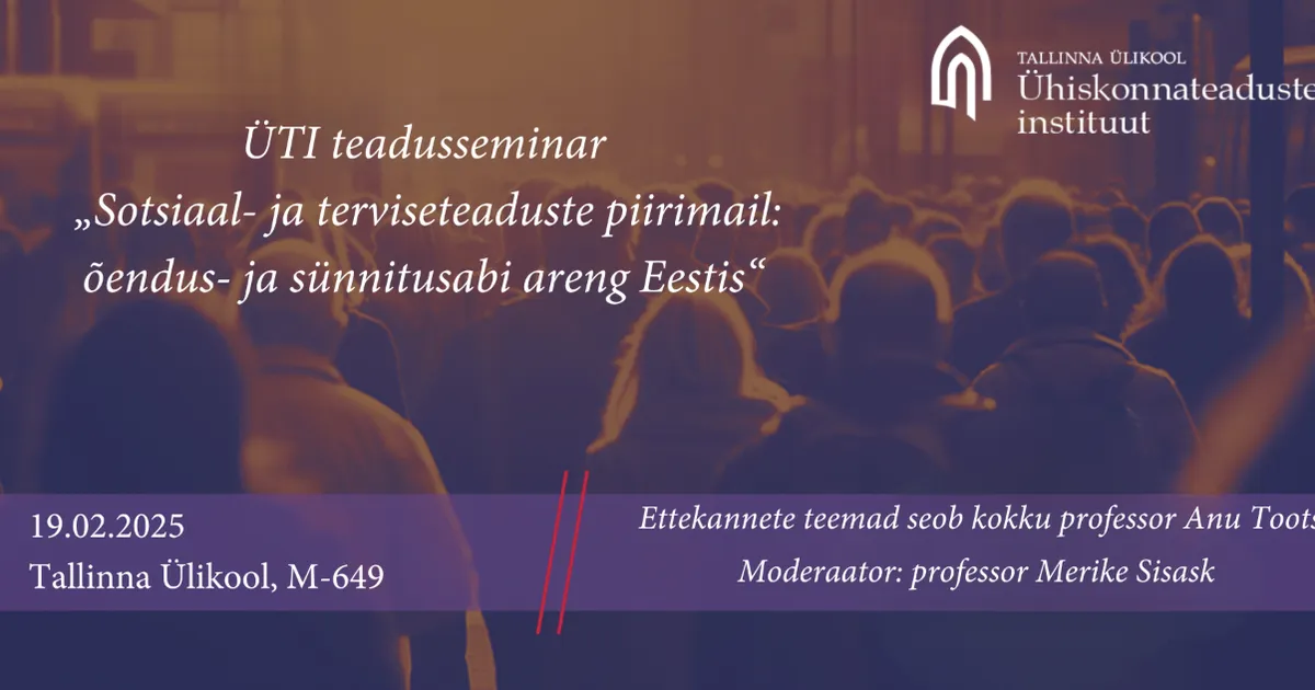 OTSEÜLEKANNE ⟩ Sotsiaal- ja terviseteaduste piirimail: õendus- ja sünnitusabi areng Eestis