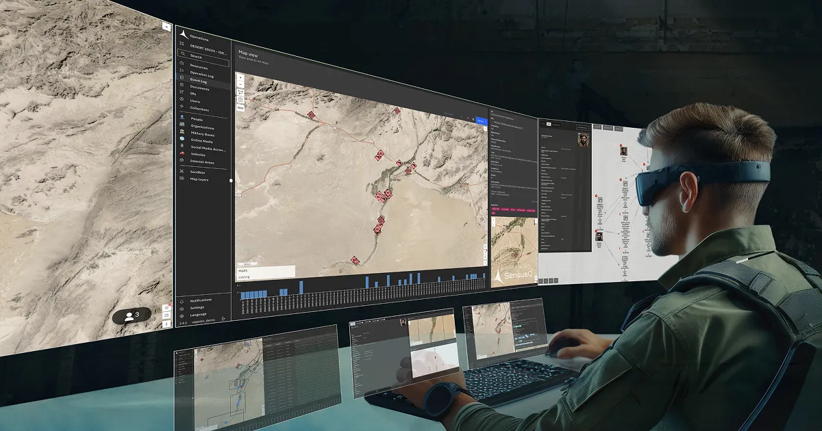 PILDID ⟩ Eesti idufirma tutvustas militaarmessil virtuaalreaalsuses lahingu juhtimise süsteemi