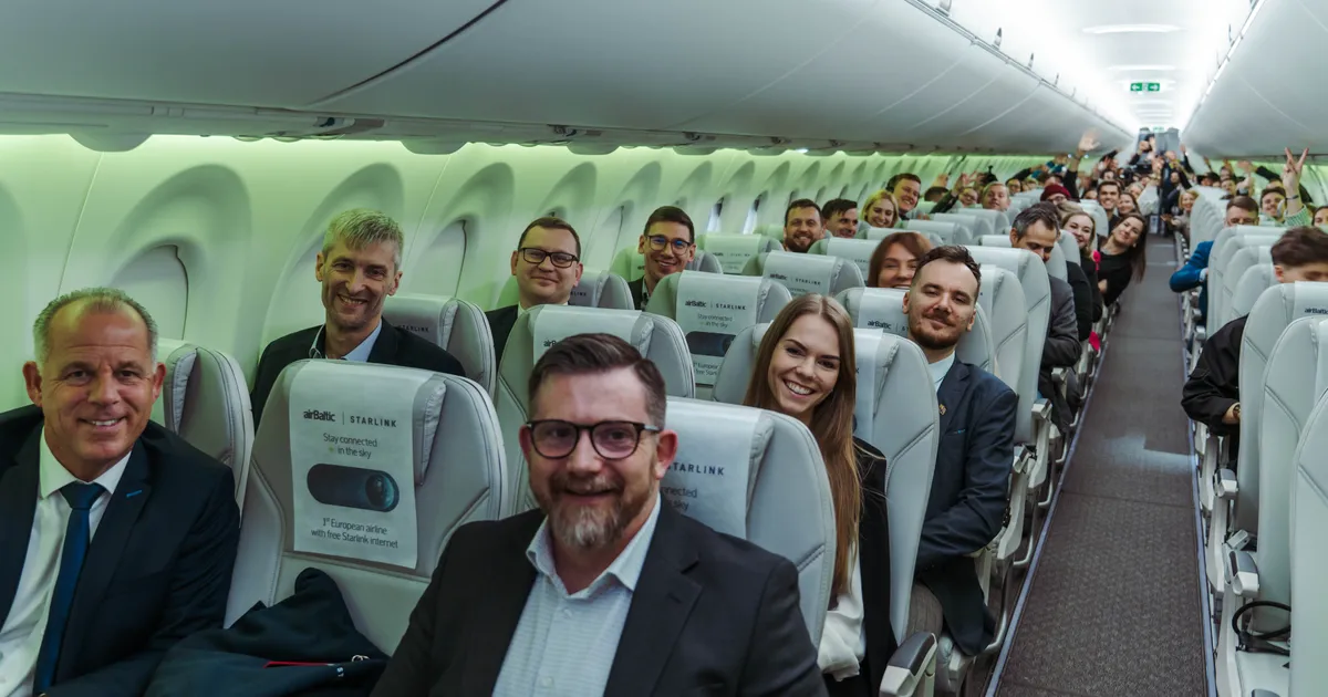 Air Baltic pakub esimesena Euroopas SpaceX-i Starlinki internetti