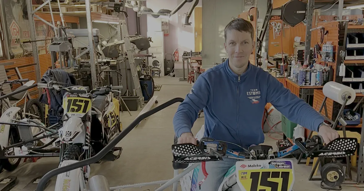 Eestlane asub MM-sarjas poodiumikohti jahtima prantslasest paarimehega