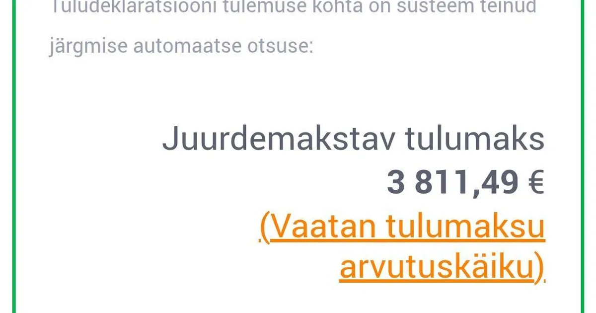 Maatüki maha müünud meest tabas tuludeklaratsiooni täites halb üllatus: tuleb veel üle 1000 euro lisaks maksta