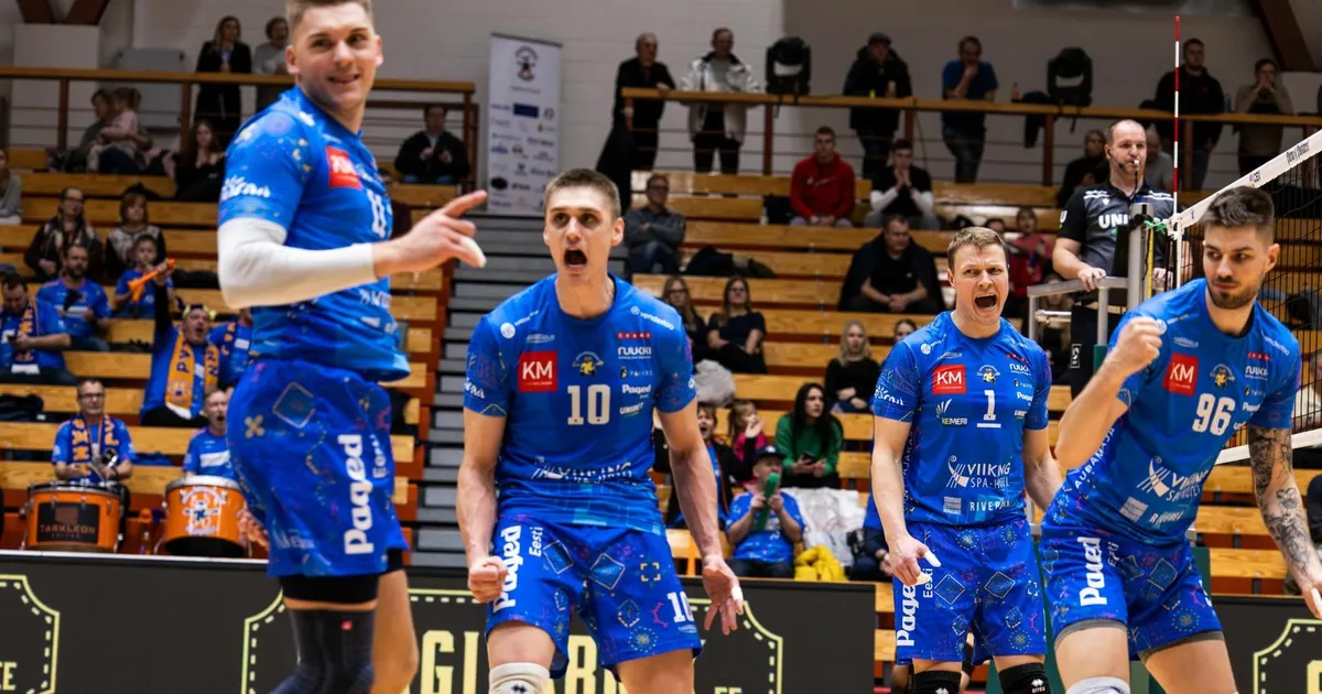 Pärnu võrkpalliklubi astus rekordpubliku ees ühe jalaga finaali