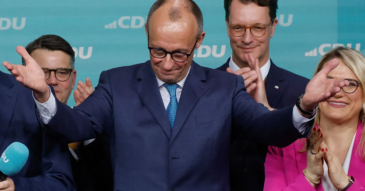 POSTIMEES SAKSAMAAL ⟩ Merz valimispeol: me võitsime valimised, maailm ei oota ja me peame võimalikult kiiresti kokku saama enamuse