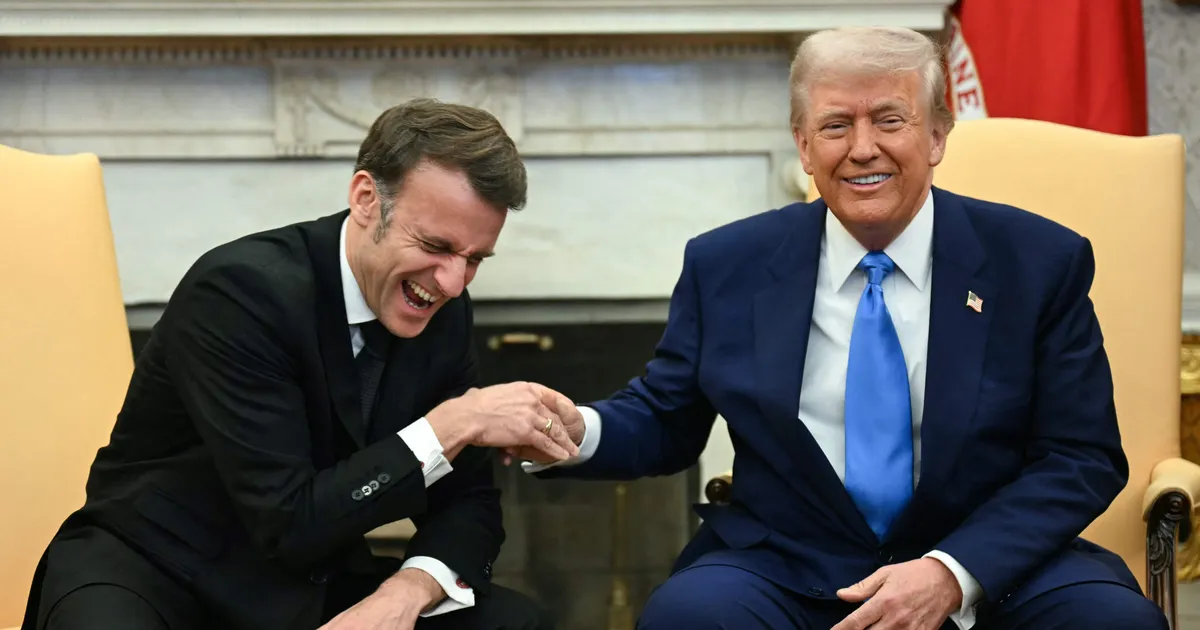 VIDEO ⟩ Trump ja Macron tegid kohtudes taas «surmahaaret»