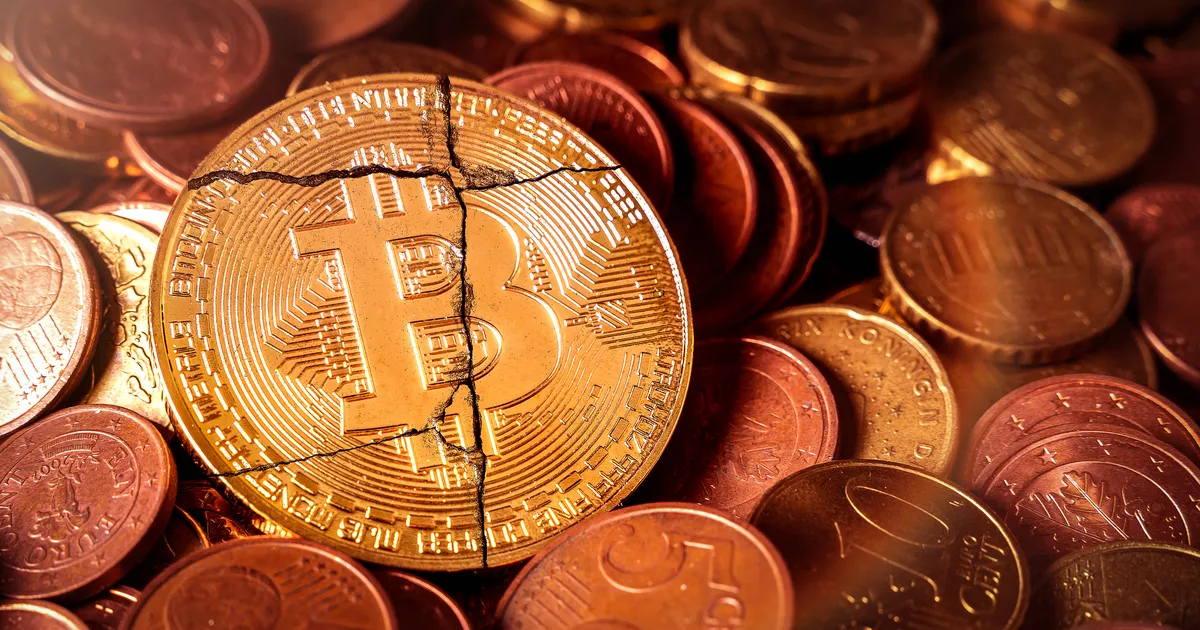 Müügilaine aktsiaturul tõmbas bitcoin'i hinna langusesse