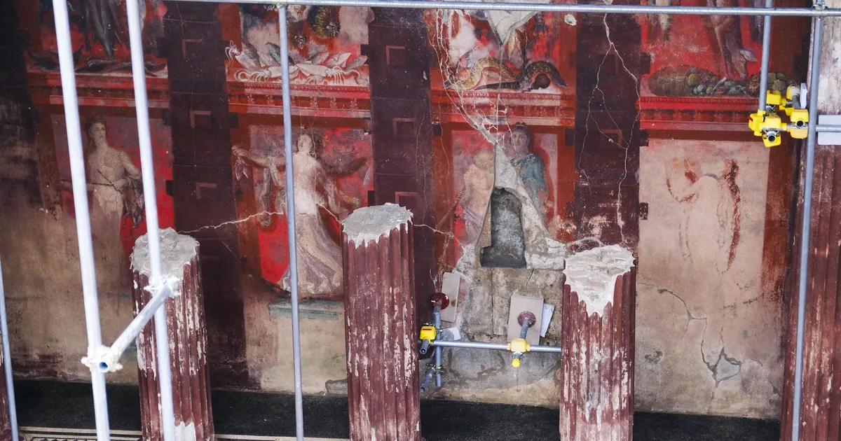 VIDEOD ⟩ Pompei uus haruldane fresko avab ukse iidsete müsteeriumite maailma
