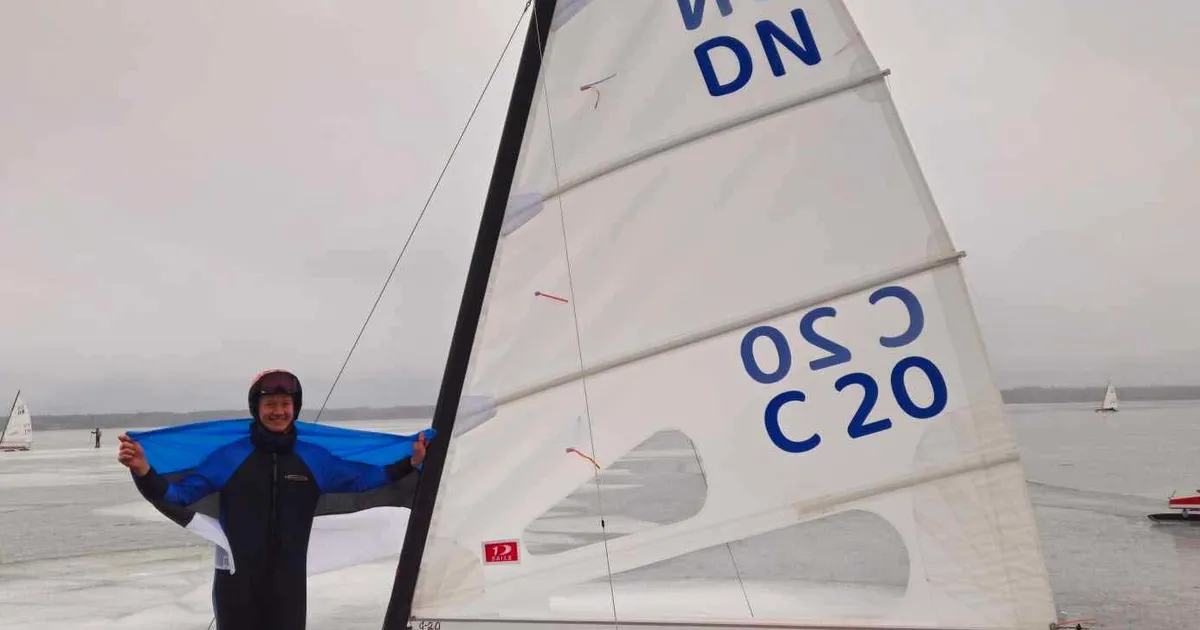 Jääpurjetamise EM kuld tuli Eestile! Rasmus Maalinn võitis DN klassi Euroopa meistrivõistlustel esikoha