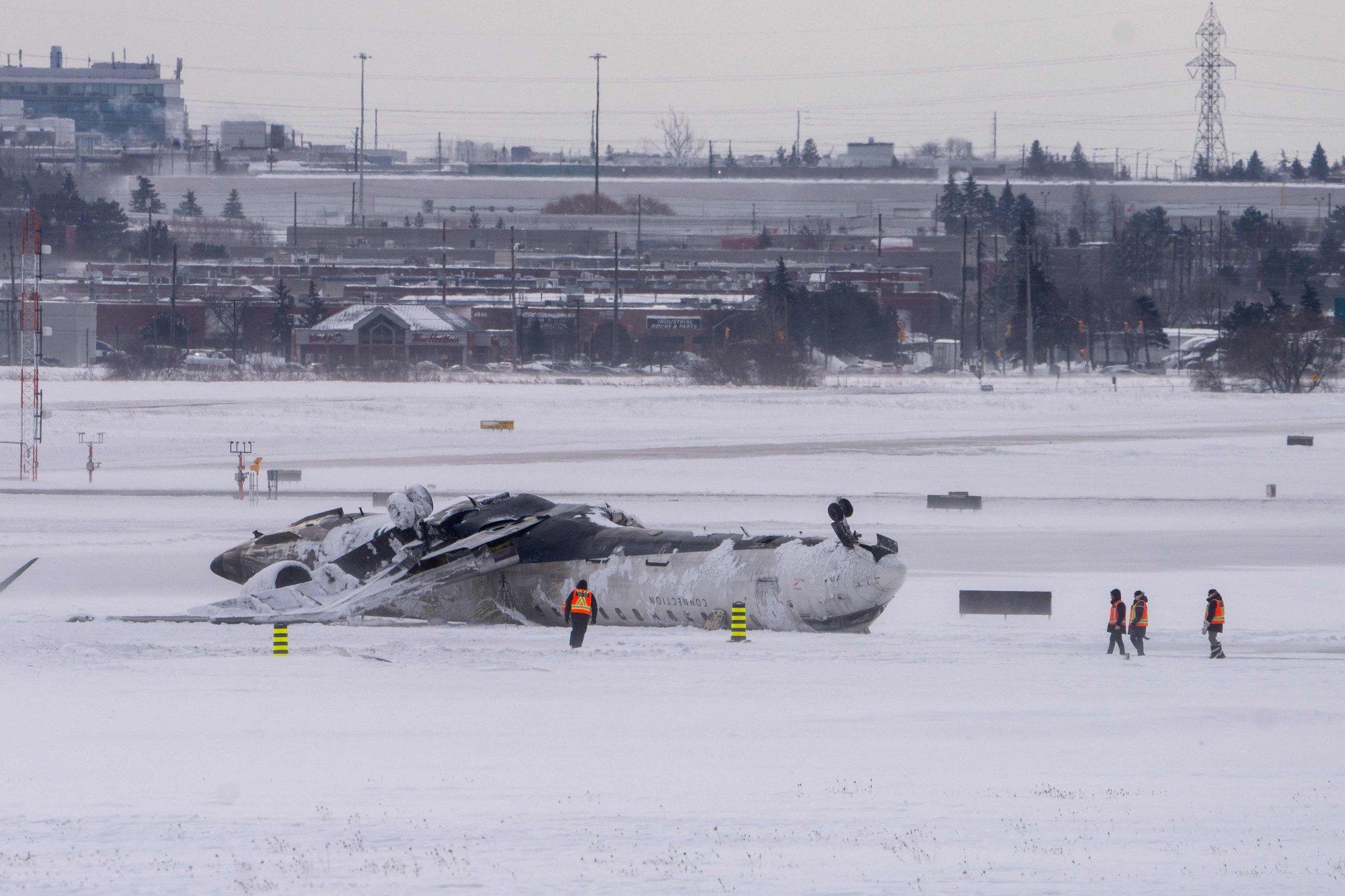 Toronto lennuõnnetuses jäid kõik pardal viibinud inimesed ellu