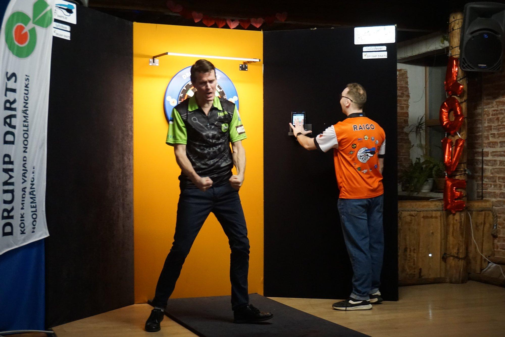 Eesti dartsi meistrite liiga seitsmenda etapi võitja selgus põnevas lõpulahingus
