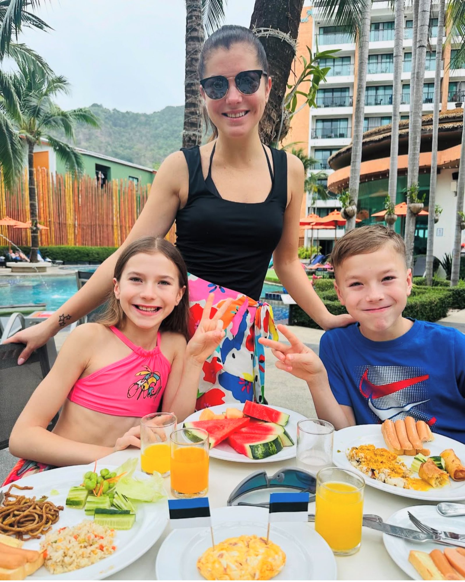 Vahva pidu lastega! Brigit Sarrap tähistas iseseisvuspäeva kaugel maal