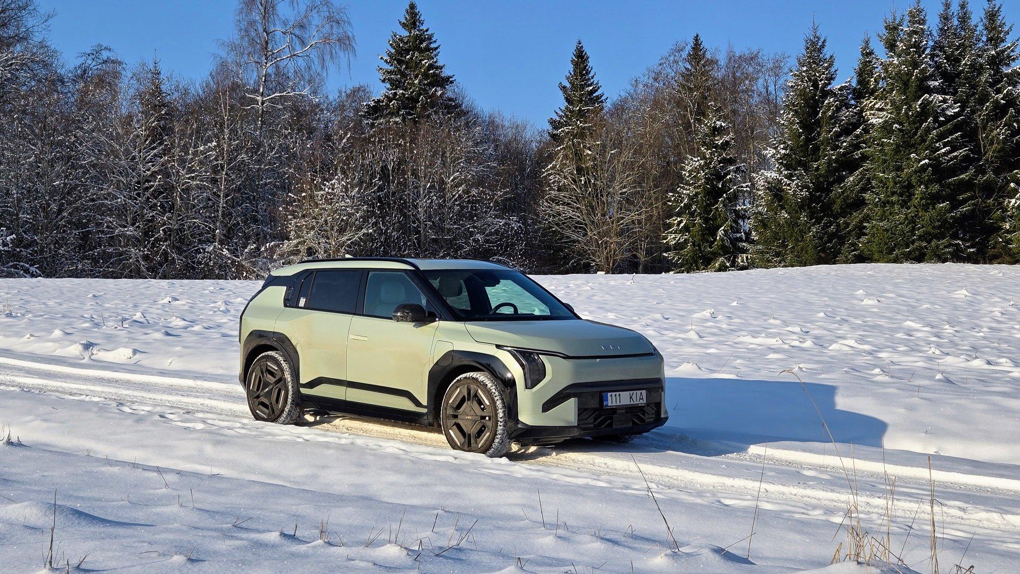 EKSPERIMENT | Kolme päevaga ümber Eesti: KIA EV3-ga talvistel teedel