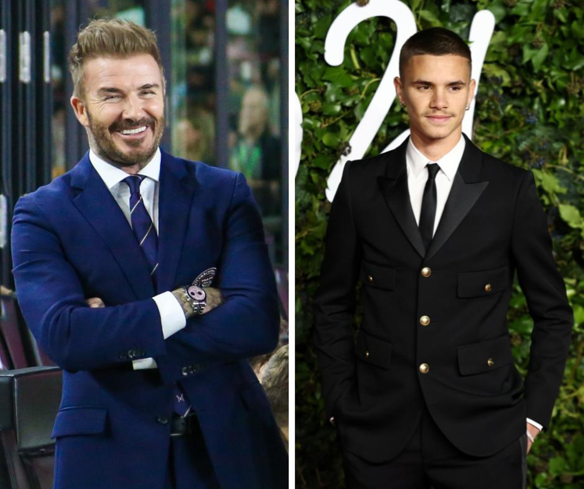 VÕRDLE | Kumb sai paremini hakkama? Särgita David Beckhami poeg viskab isa imiteerides tema üle nalja