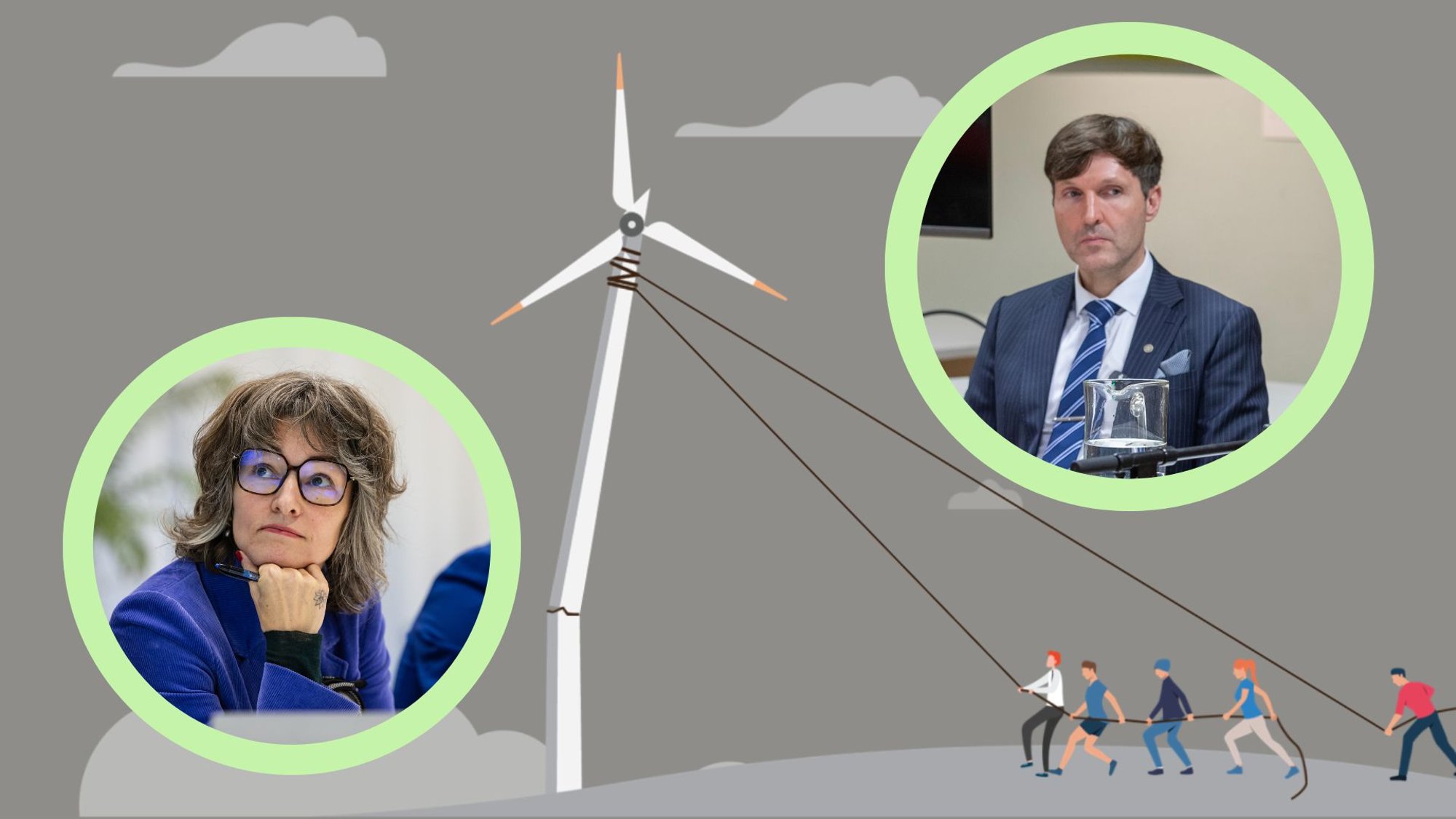 Kliimaminister näeb tuulikusõja süüdlastena rändaktivistidest vaktsiinivastaseid