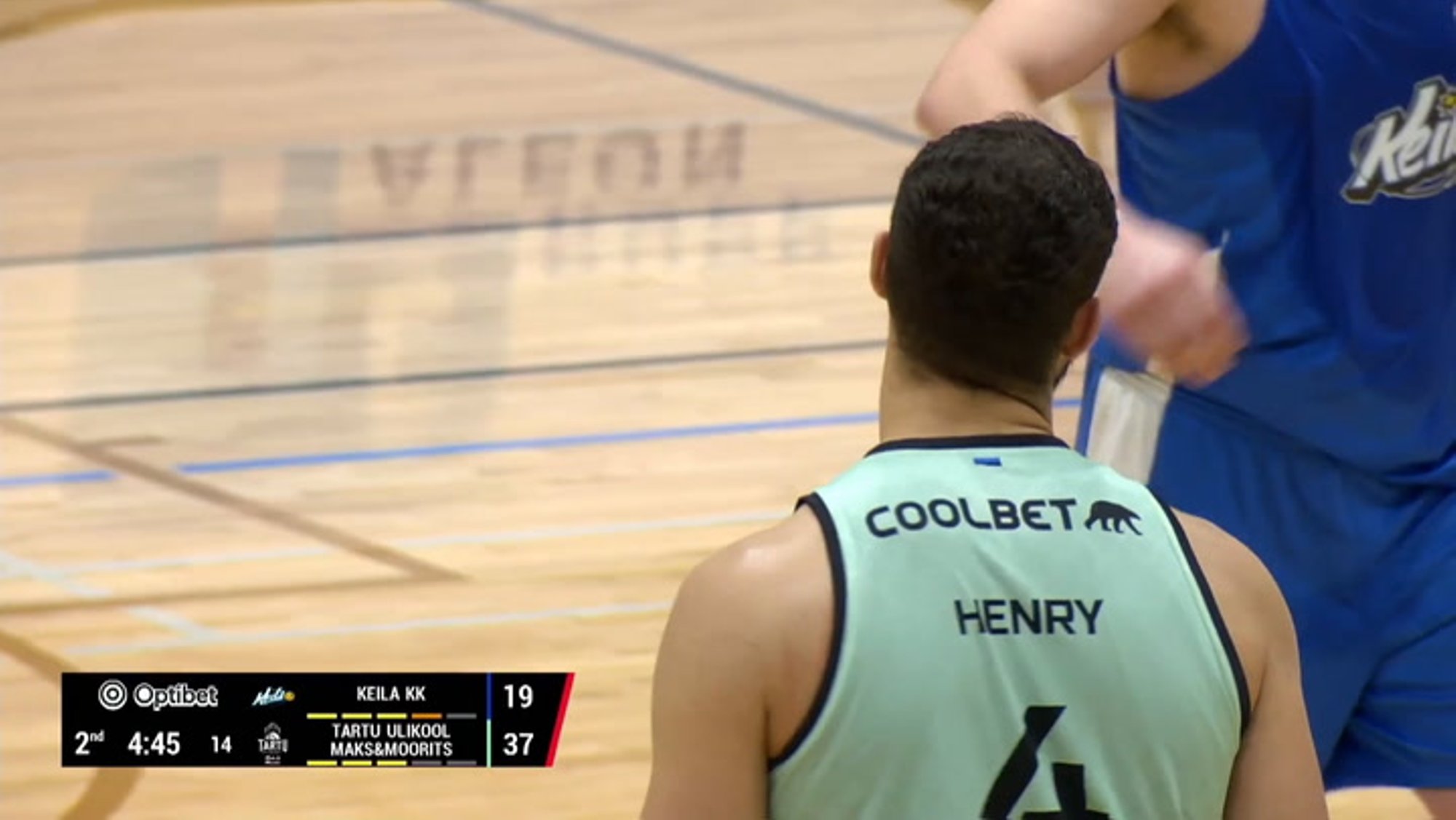 MÄNGU HETK | Keila KK keskmängija surus palli võimsalt pealt