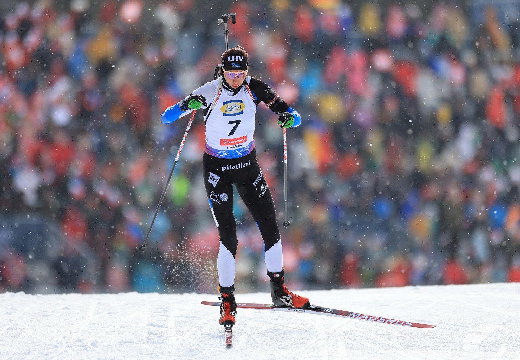 BLOGI | Viimase tiiruni medalimängus püsinud Tuuli Tomingas pani laskesuusa MM-ile punkti kohaga esikümnes