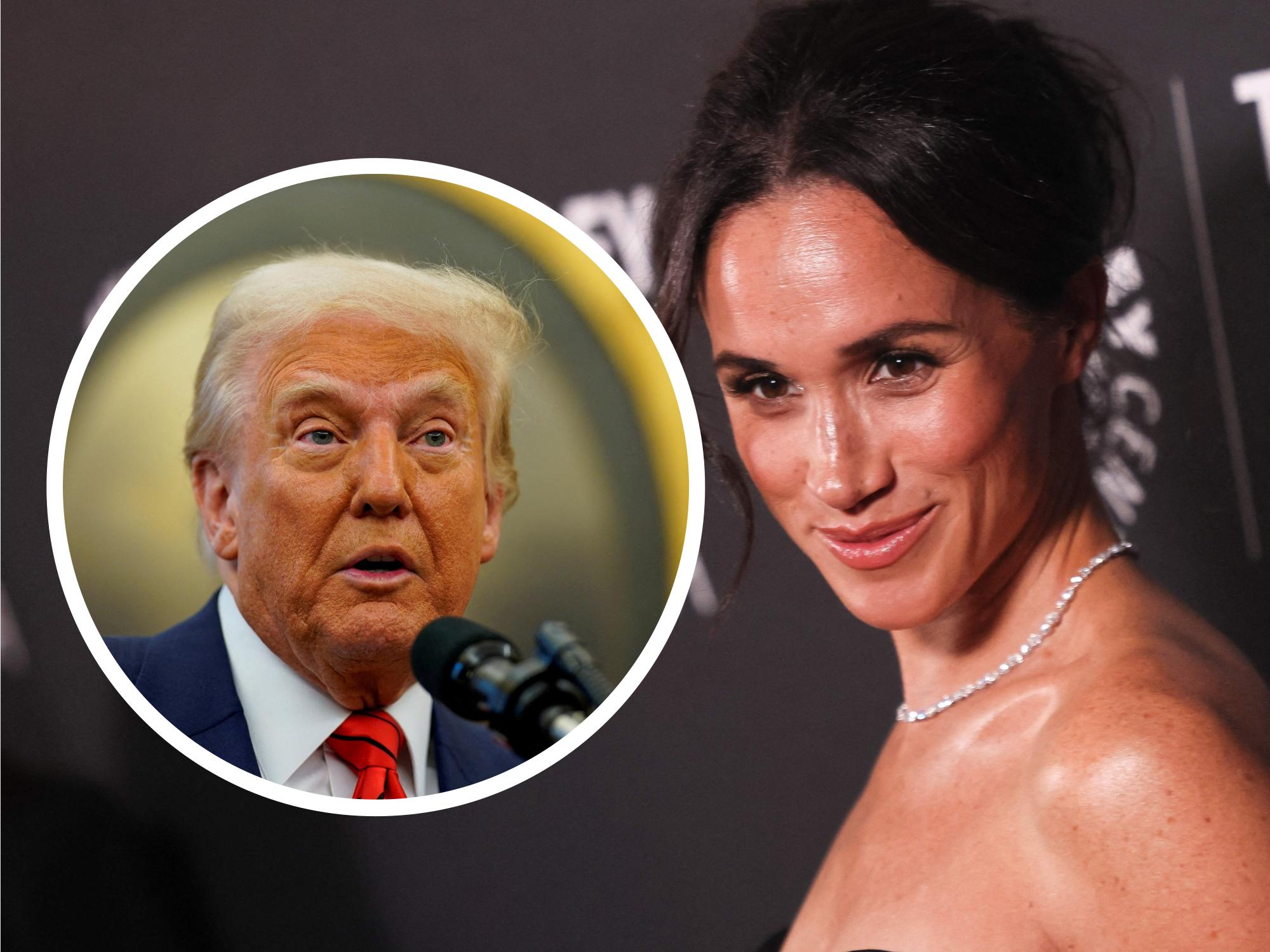 Donald Trump kirus Meghan Markle`it. Too andis omapärase vastulöögi