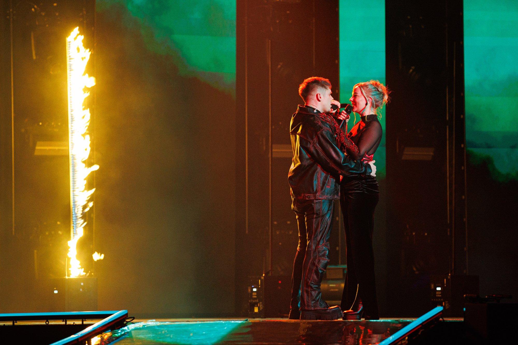 FOTOD | Esimesed proovid tehtud! Unibet Arenal valmistutakse Eesti Laulu finaaliks