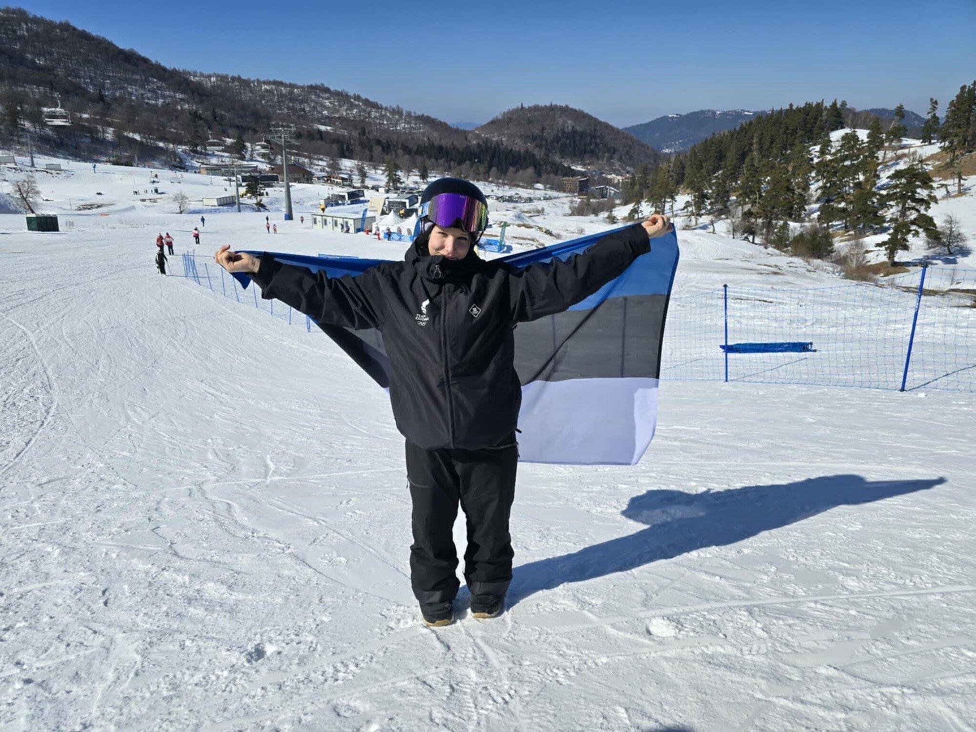 Eestile hõbemedali toonud lumelaudur Laura Anga sai loodetavasti kokku ka MM-i punktid