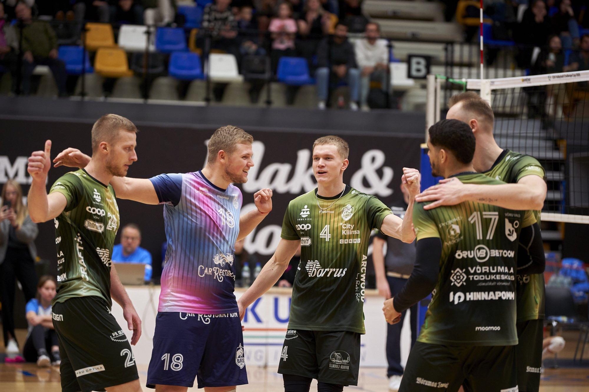 Võru Barrus asus Jekabpilsi vastu Cronimet liiga veerandfinaalseeriat juhtima