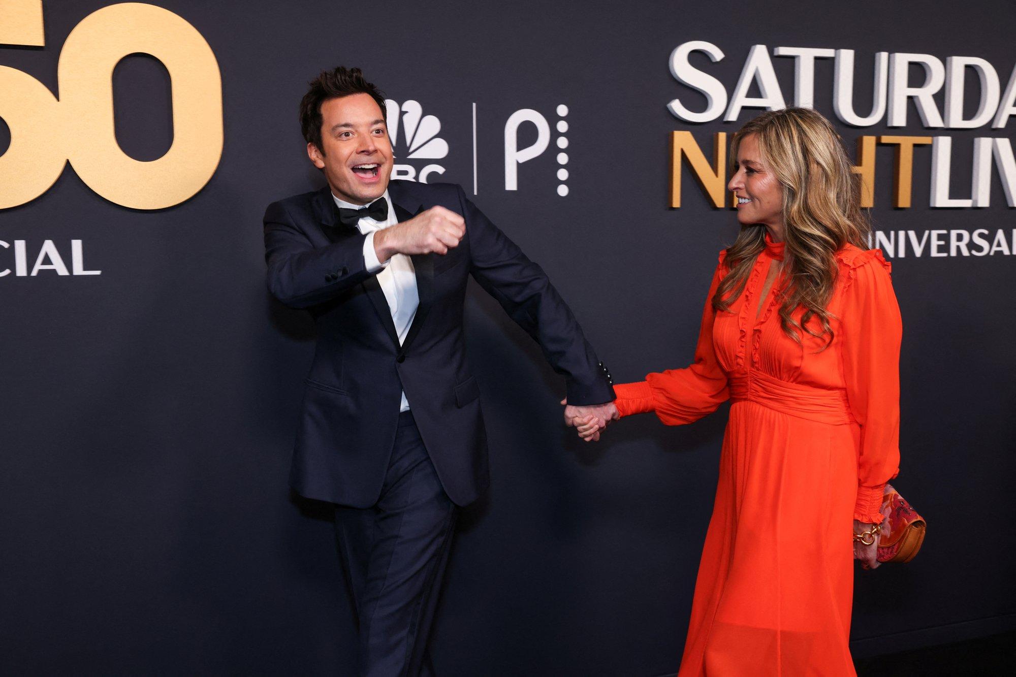 FOTOD | Jimmy Falloni soomlannast abikaasa ilmus üle pika aja avalikkuse ette