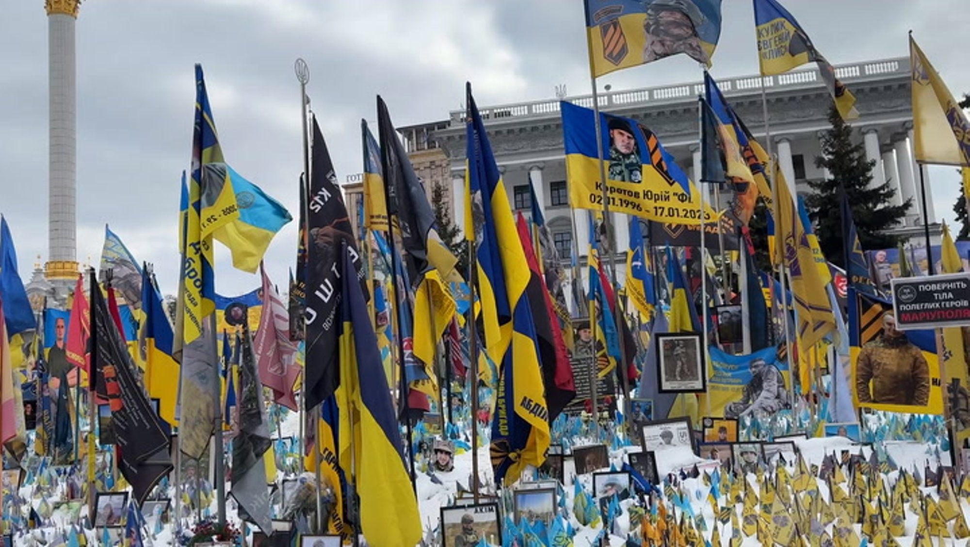 VIDEO | Kiievi keskväljakust on saanud võimas mälestuspaik