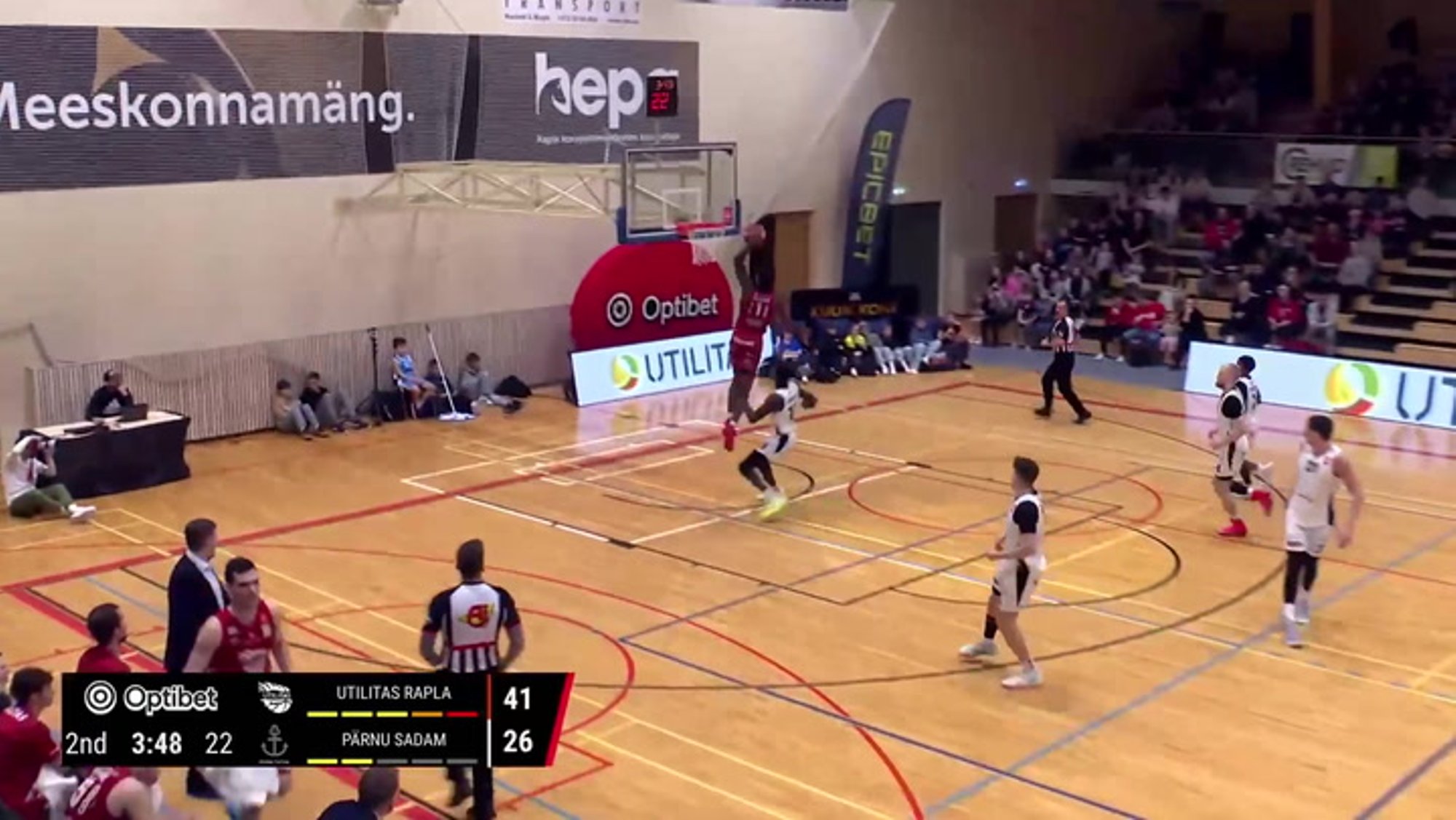 MÄNGU HETK | Rapla leegionär näitas võidukas matšis kõrget lendu