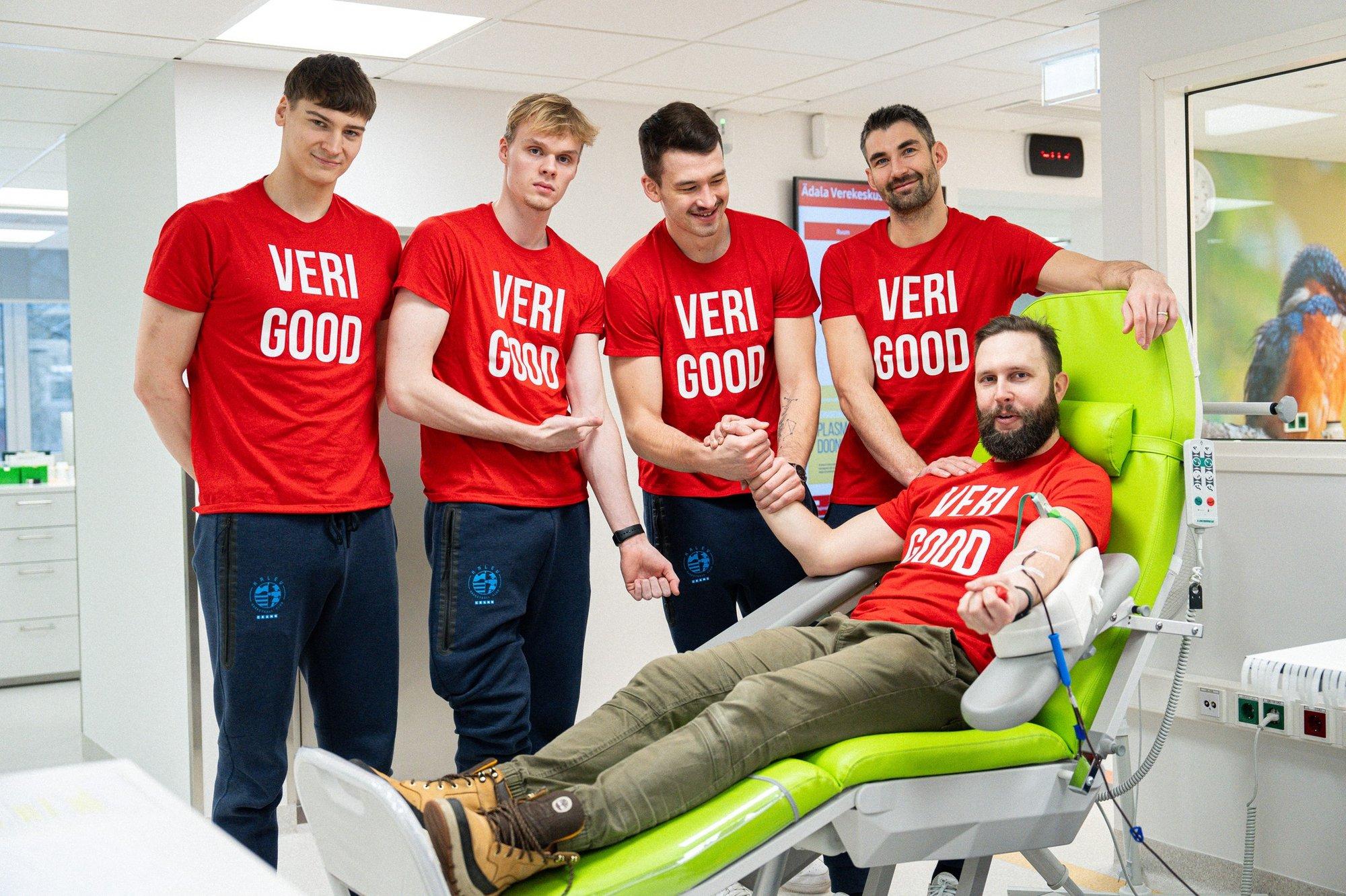 Kalev/Cramo teeb hooaja viimasel euromängul koostööd Regionaalhaigla verekeskusega