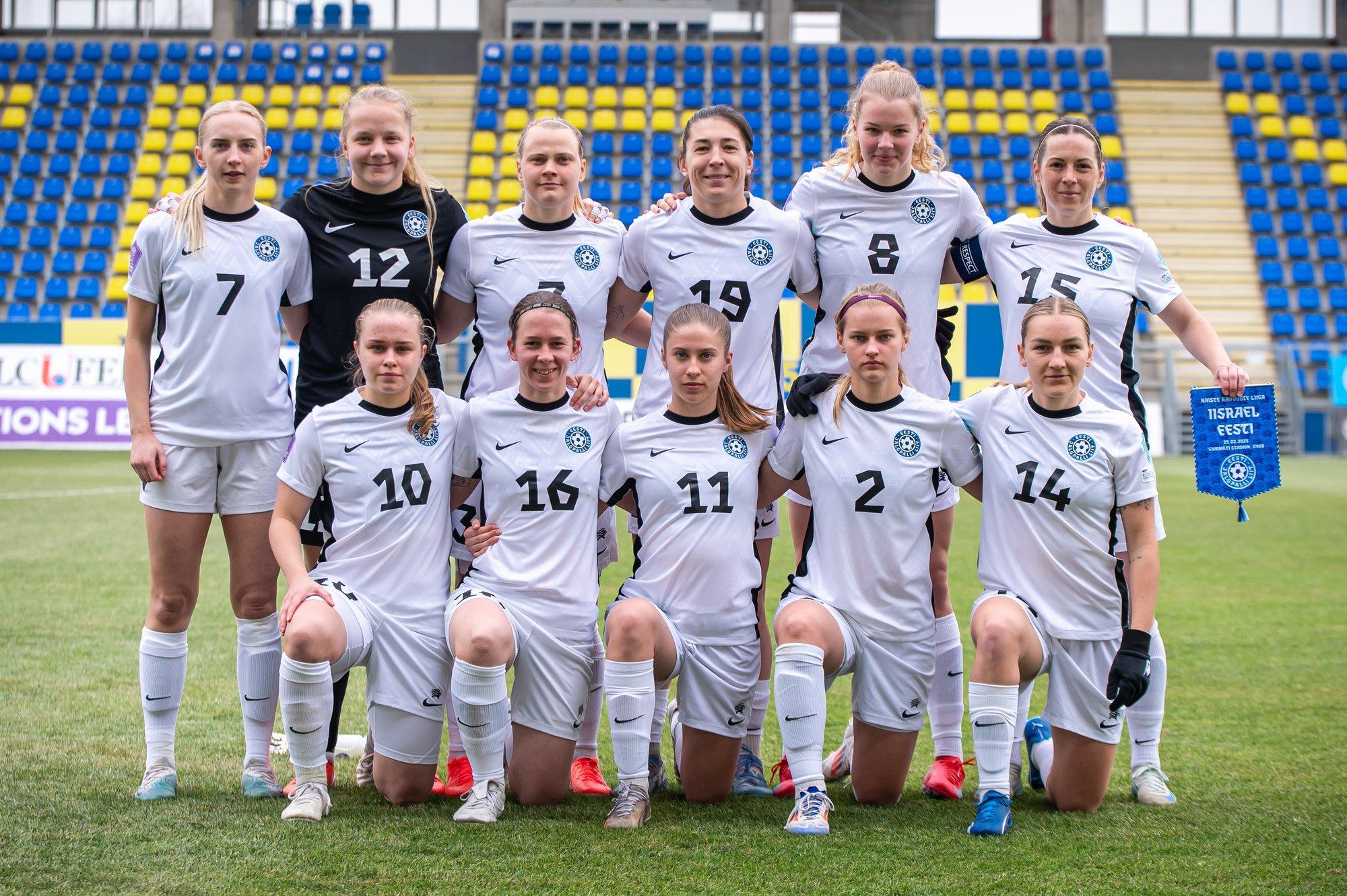 Eesti jalgpallinaiskond alustas Rahvuste liigat kaotusega