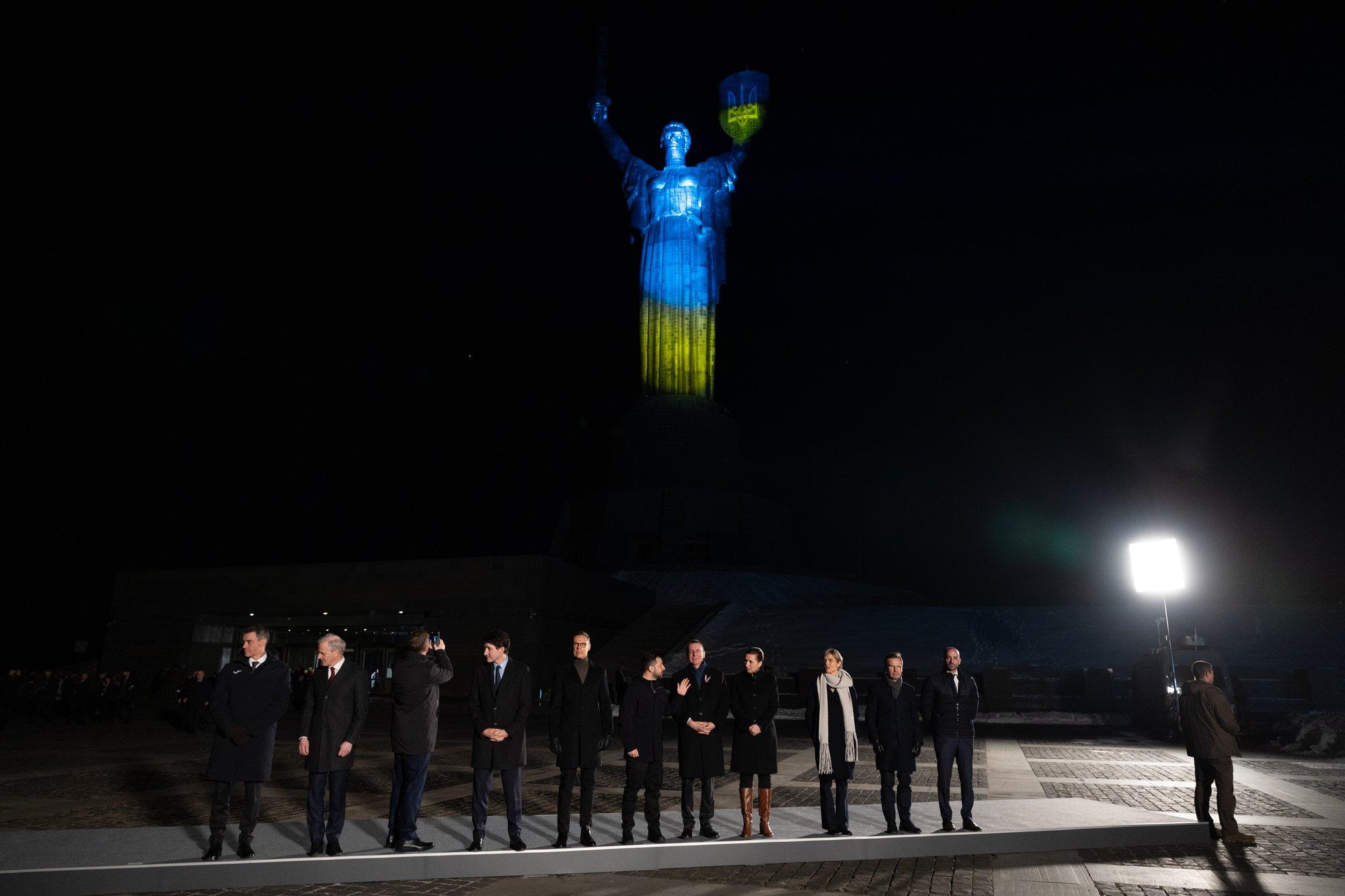 FOTOLUGU | Korraga kurb ja rõõmus päev. Euroopa riigijuhid veetsid 24. veebruari Kiievis