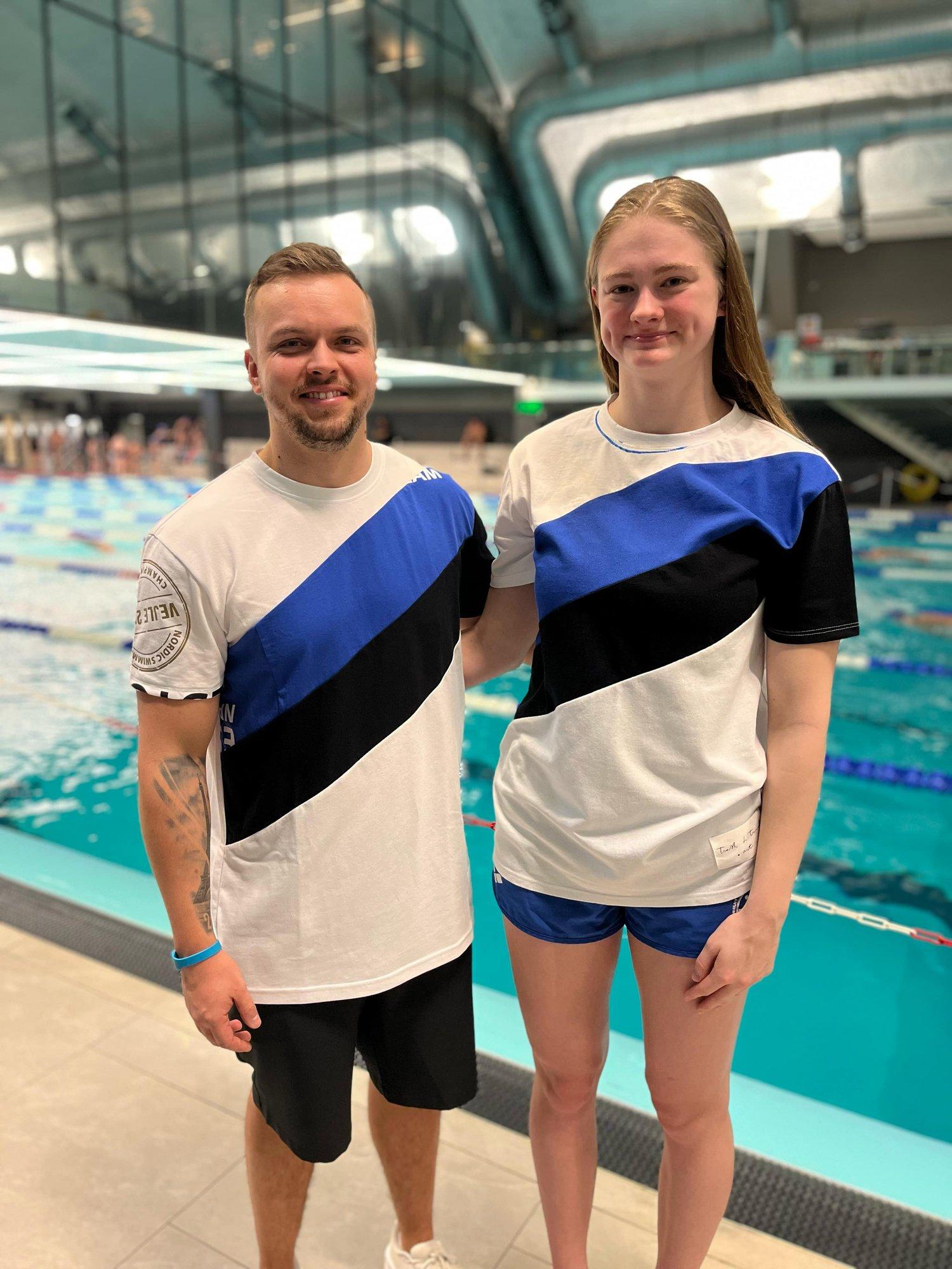 FOTO | Sport ja jätkusuutlikkus ühes! Reet Aus ja Eesti Ujumisliit andsid vanadele särkidele uue elu