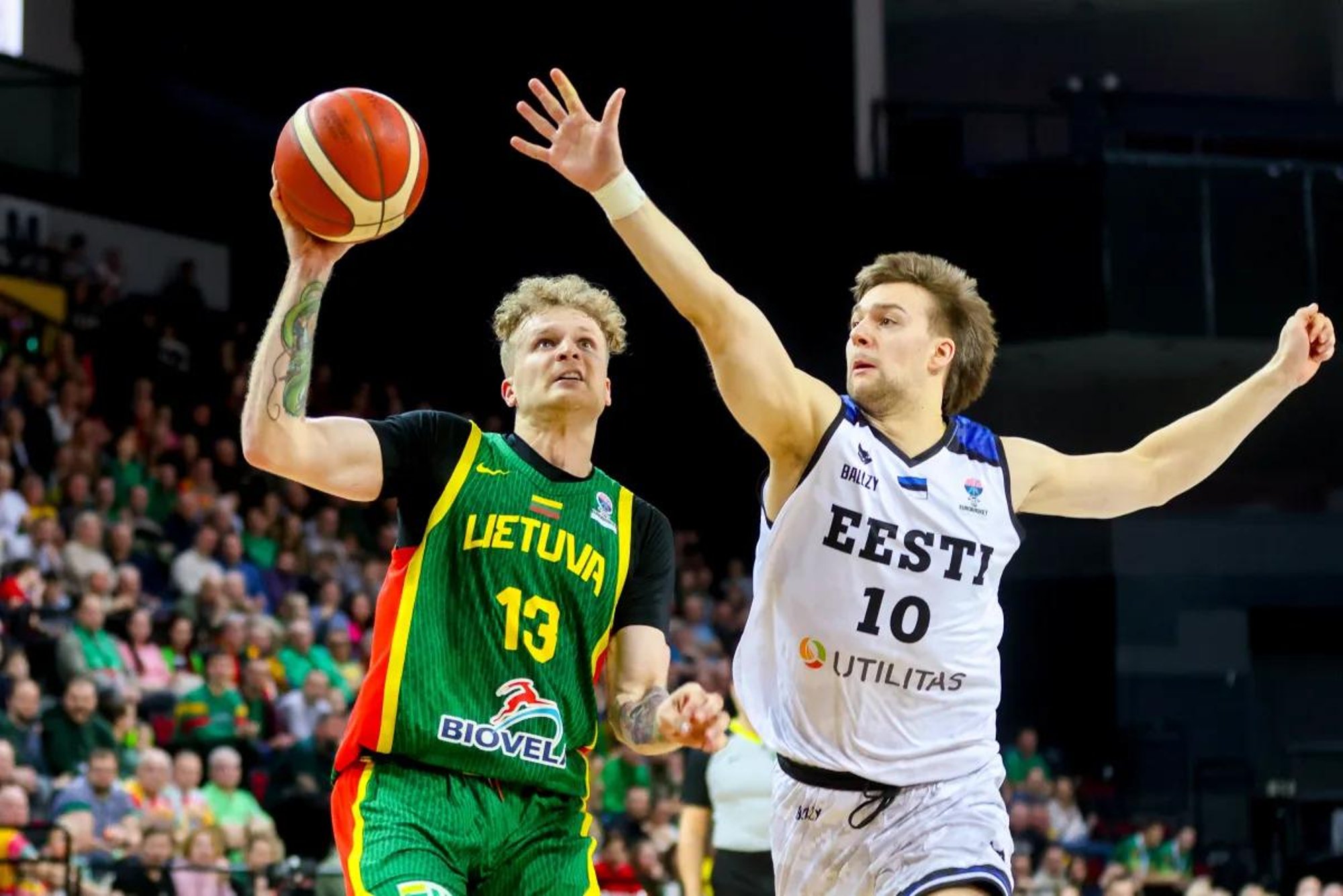 DELFI KLAIPEDAS | Mängu hetke pakkunud Hugo Toom: muidu mängin jalad maas, aga koondis tõmbab adrenaliini üles