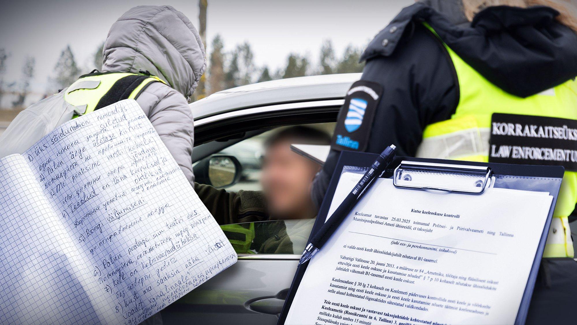 „Seda B1 pole ju vaja.“ Ametkondade reid näitas, et iga kolmas taksojuht jääb eesti keeles suhtlemisel hätta