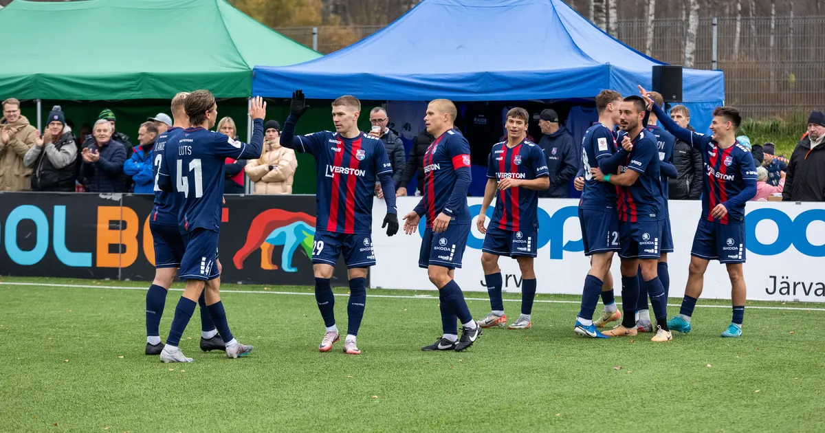 VIDEO ⟩ Üleminutitel eduseisu käest andnud Paide võitis ikka, tunamullune parim väravakütt tegi tormihoiatuse