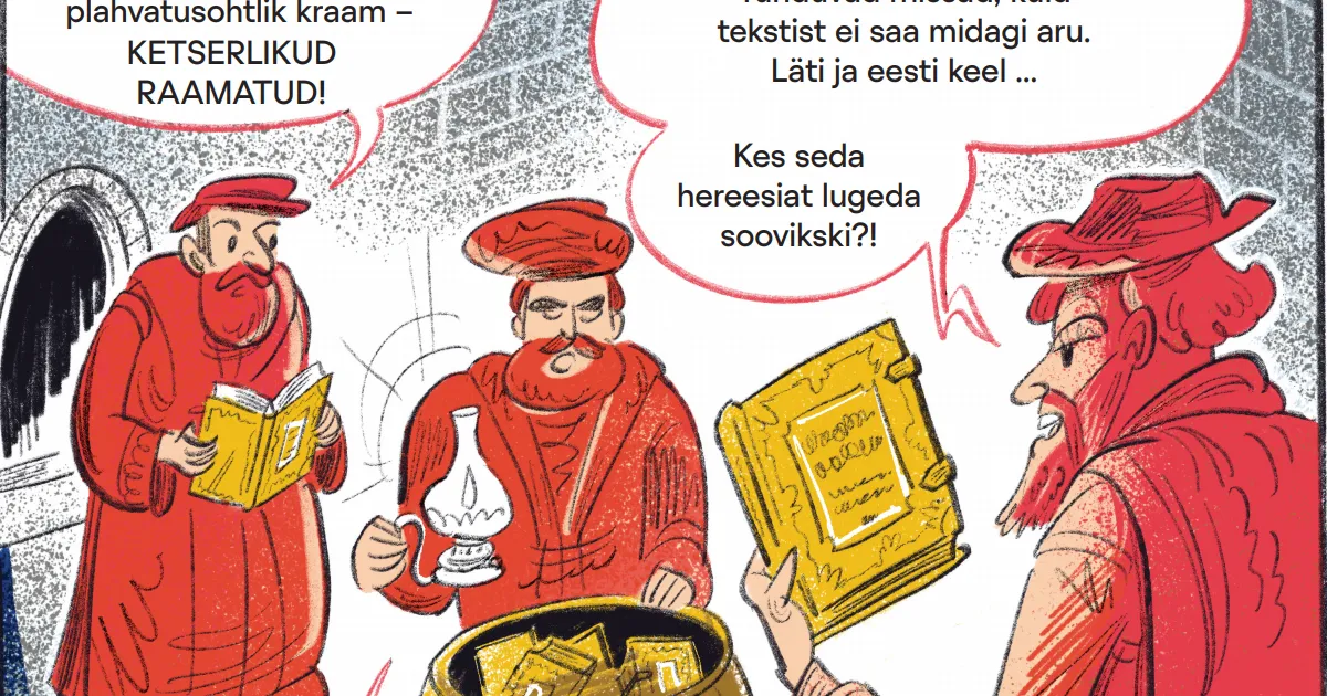 Joonas Sildre koomiksinäitus tutvustab eesti kirjasõna ajalugu