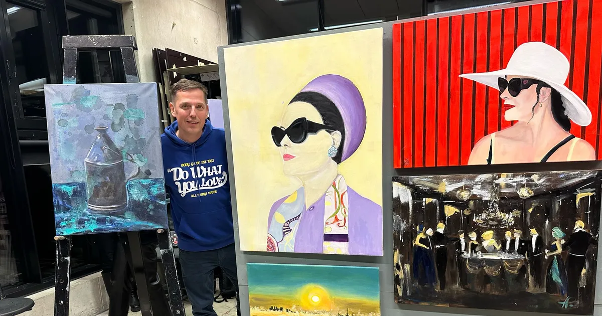 Karlova teatris näitab oma maale ruumikujundaja ja lilleseadja Heiti Põder