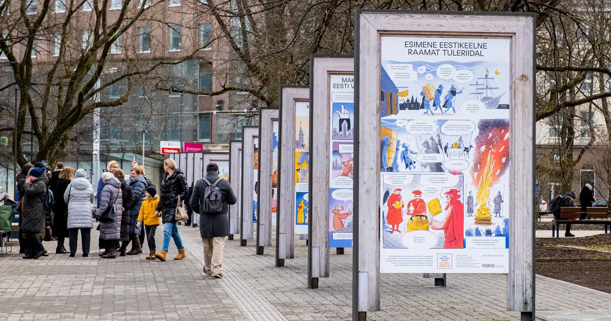 GALERII ⟩ Ilus, õpetlik ja kõigile tasuta näitus avati Eesti Raamatu Aasta puhul