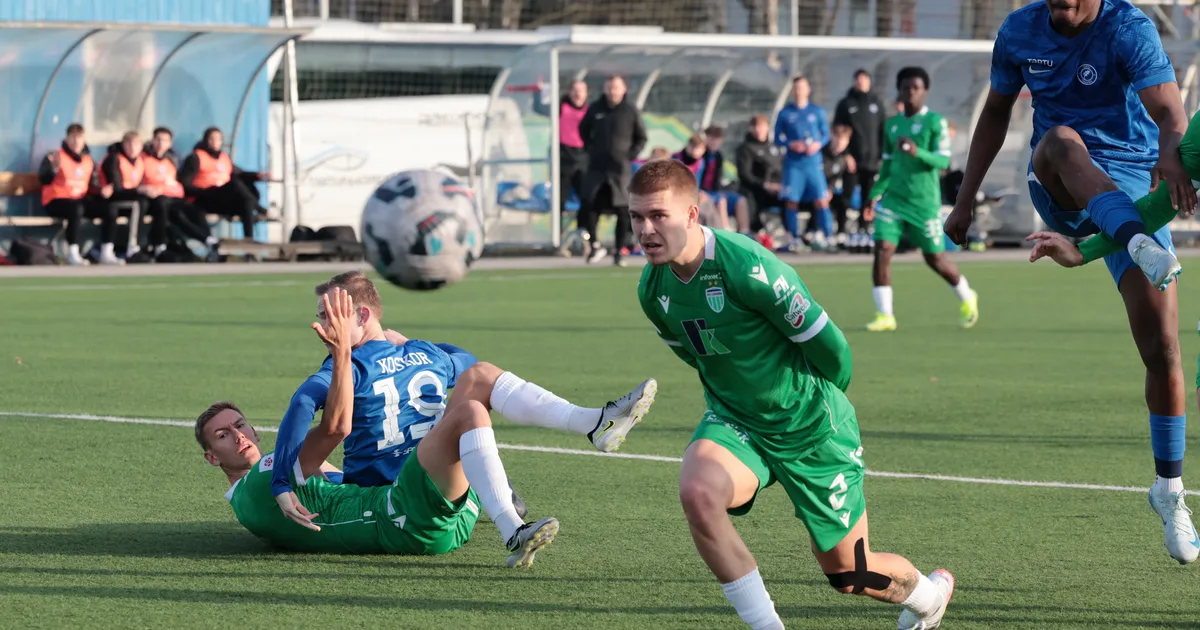 GALERII ⟩ Tammeka jäi koduväljakul napilt Levadiale alla