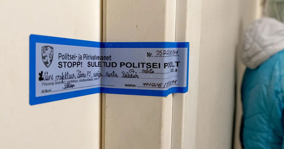 Pildid ⟩ Tapmises kahtlustatav kondas keset ööd lukustatud üürimajas