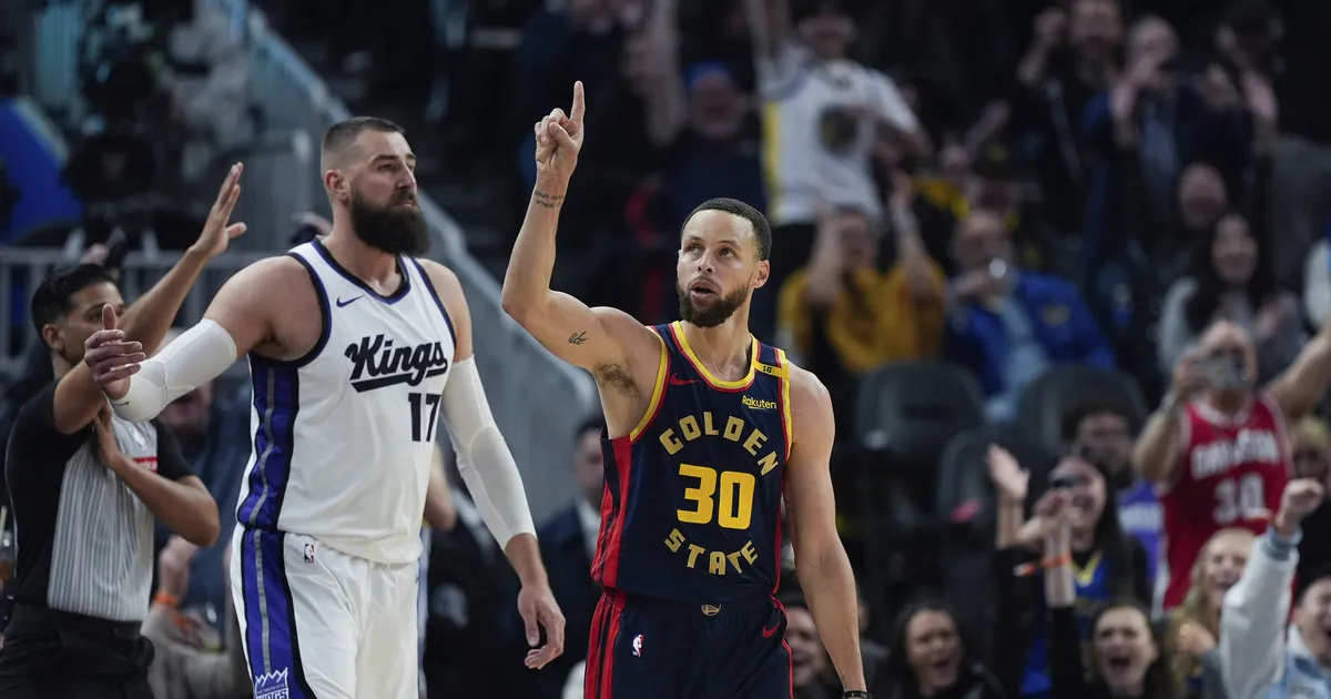 VIDEO ⟩ Stephen Curry jõudis NBAs enneolematu tähiseni