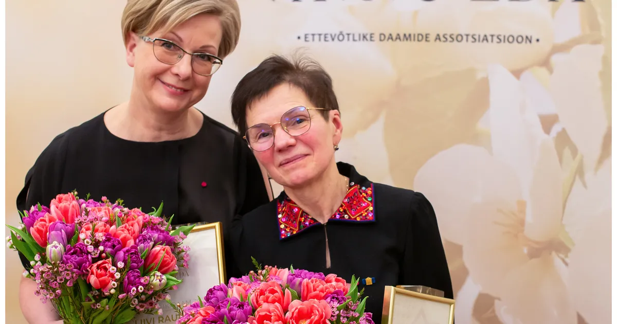 Majandusteadlane Maaja Vadi ja kutsehariduse edendaja Liivi Raudsepp pälvisid Tartu ettevõtlike daamide tunnustuse
