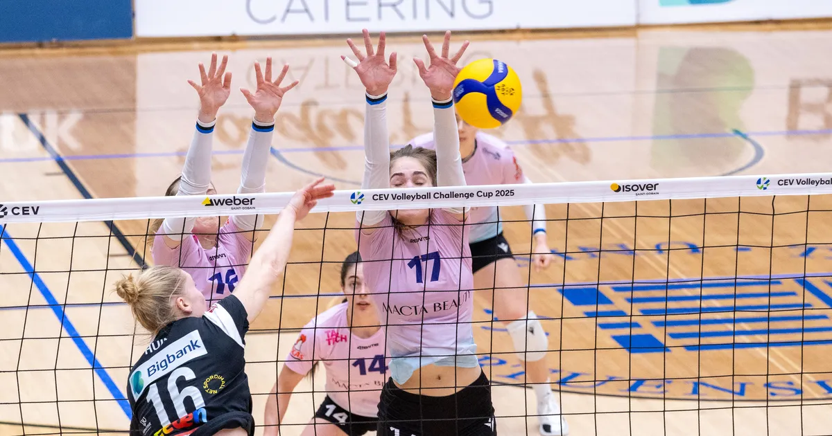 GALERII ⟩ Tartu ja Tallinna võrkpallinaiste heitluse tulemus selgus alles viiendas geimis