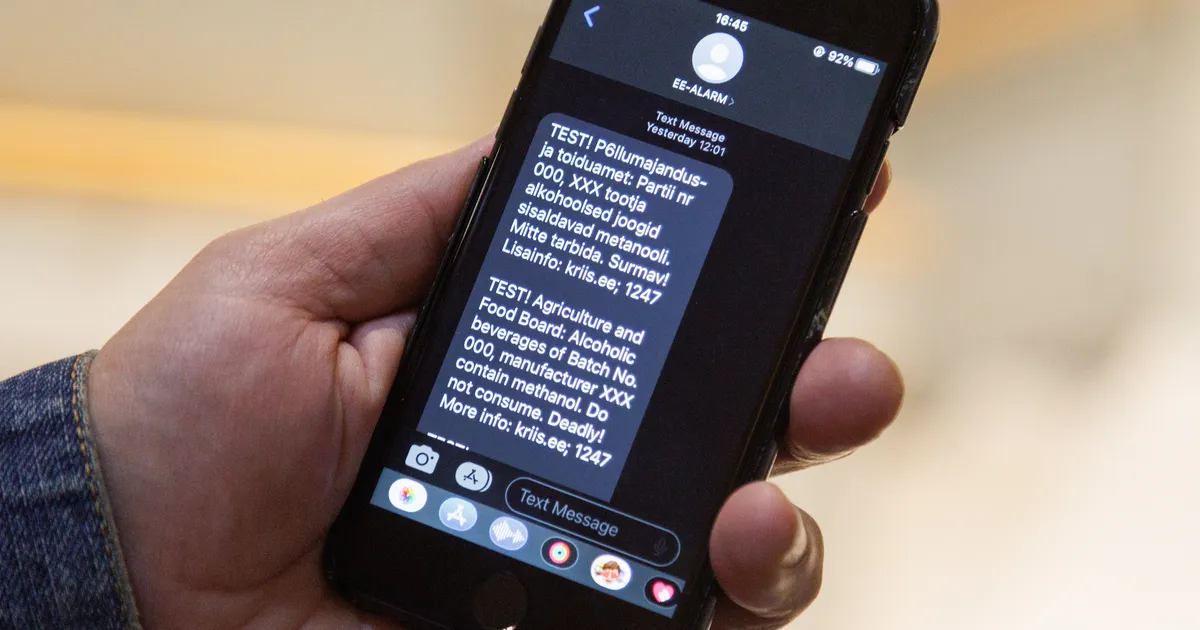 Ohuteavitused jõuavad aprilli keskpaigast telefoni eelistatud keeles