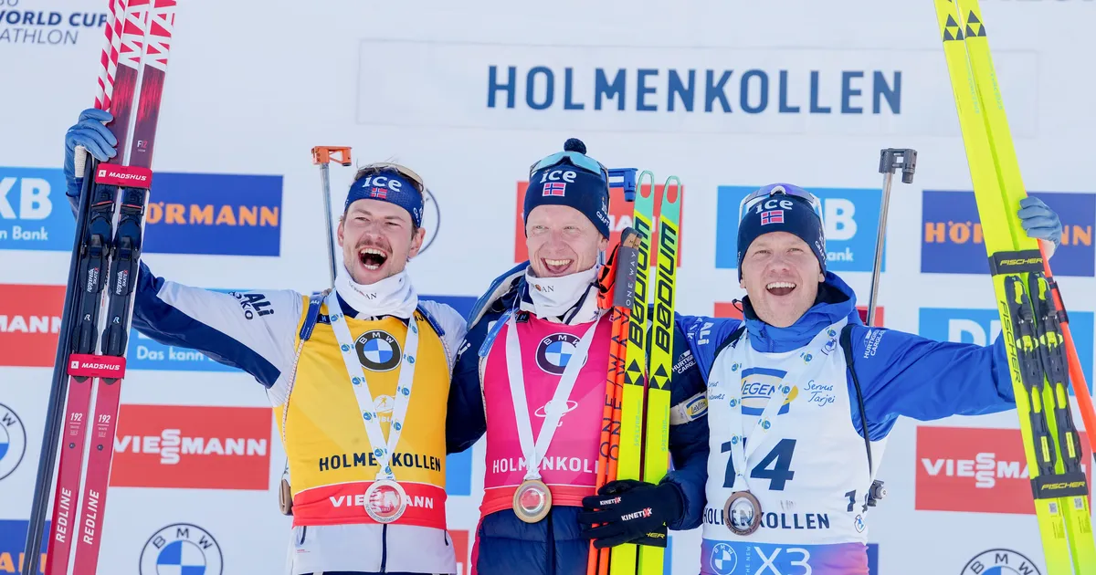 Norra mehed näitasid kodusel laskesuusatamise MK-etapil võimu, parim eestlane viiendas kümnes