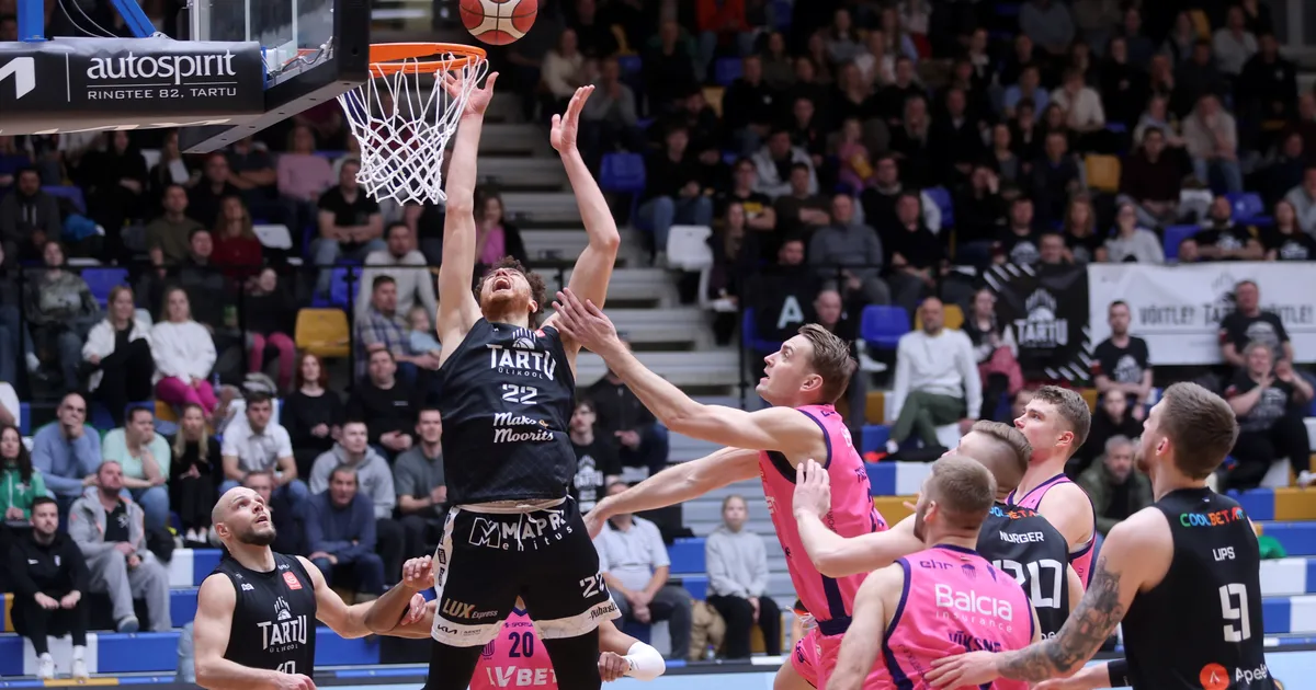 VÄLKRAPORT ⟩ Fännide survel vigade paranduse teinud Tartu ülikooli korvpallimeeskond ütles, et seeria otsustatakse Riias