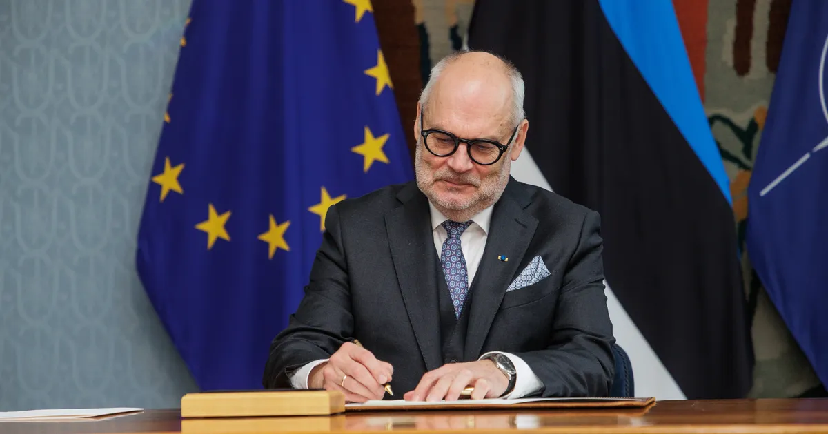 President andis heakskiidu kahele seadusele