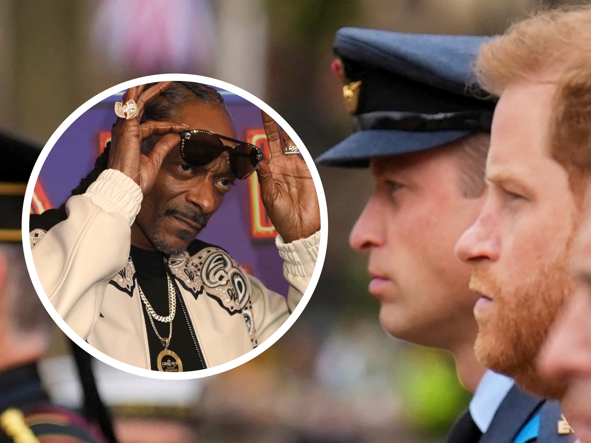 Snoop Dogg tahab Harry ja Williami kismale vahele astuda. Omamoodi side tal vendadega on